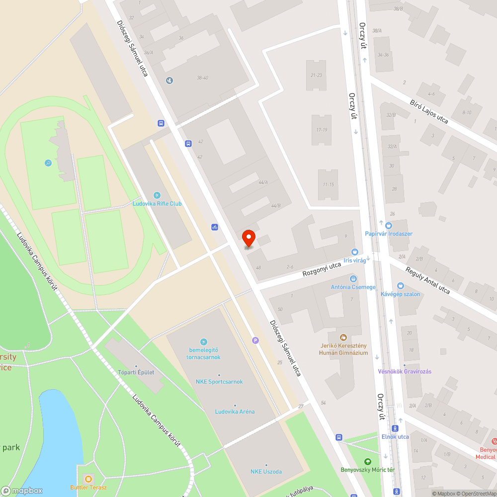 Tűzcsapról hiányzó fedél 2. bejelentés helye