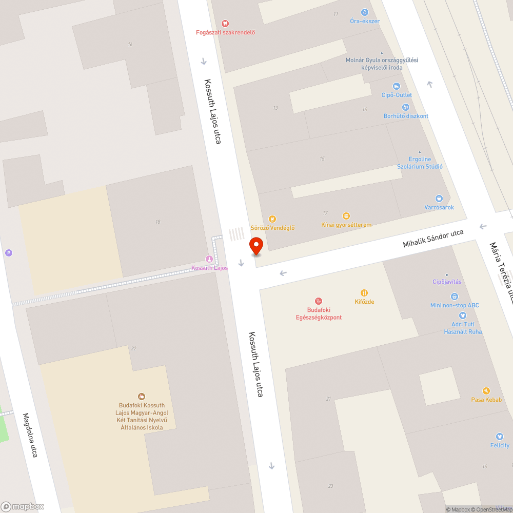 El van fordulva bejelentés helye