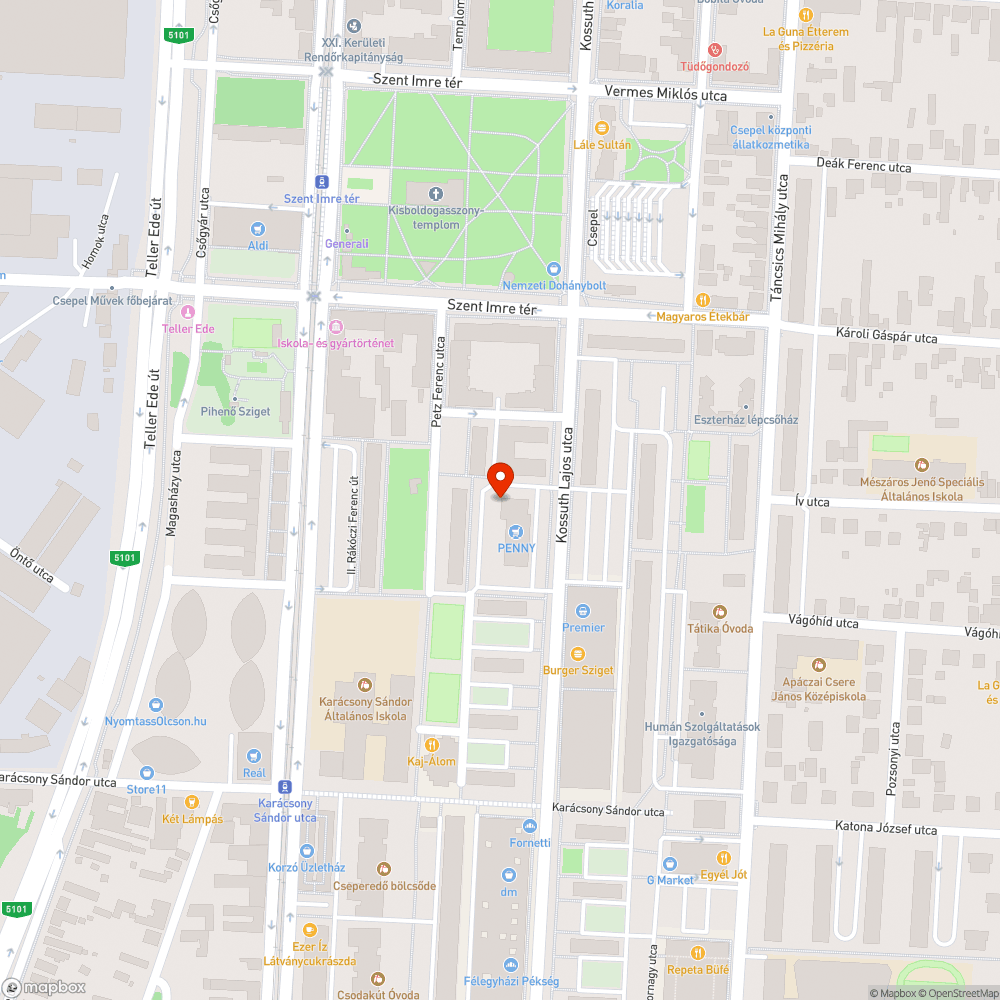 Elhanyagolt terület bejelentés helye