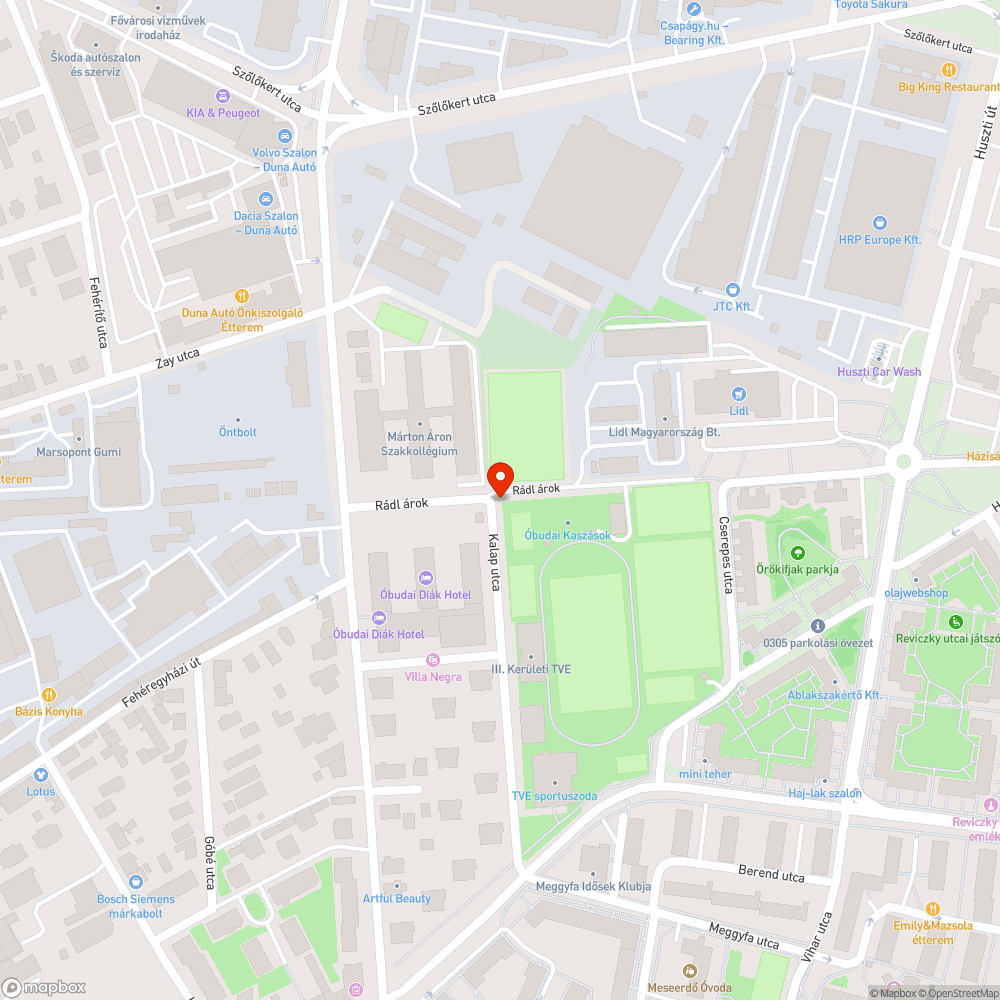 Út szélén szemét bejelentés helye