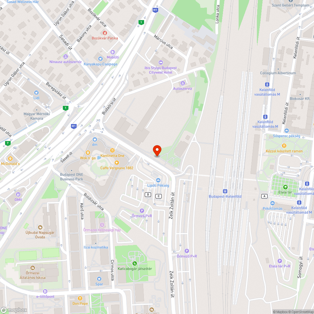 Hibás útborkolat, veszélyes átmenni rajta bejelentés helye