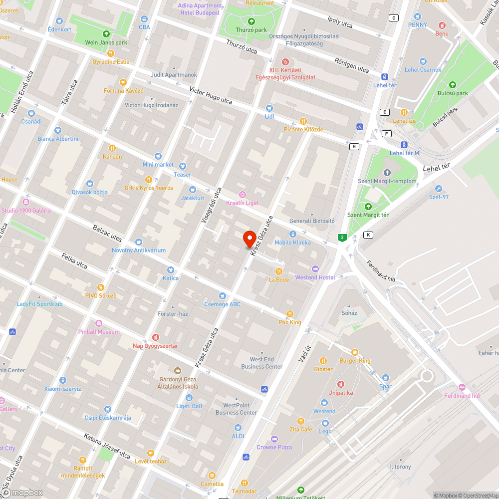 Ház előtti szemét bejelentés helye