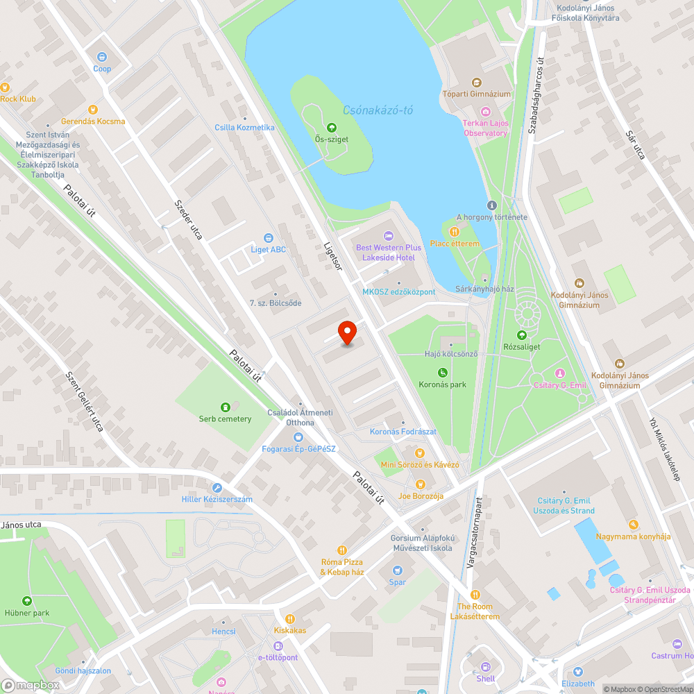 Elhagyott autó bejelentés helye