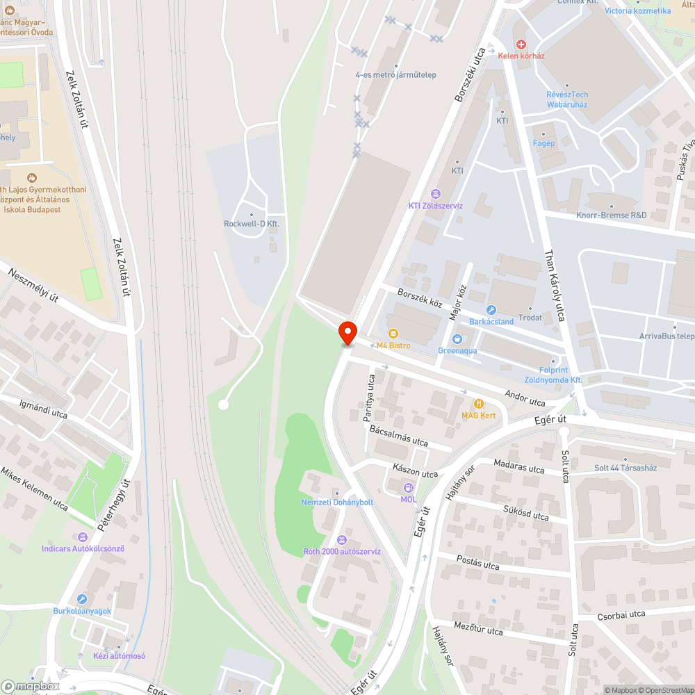 Óriási kátyúk a Borszéki utcában bejelentés helye