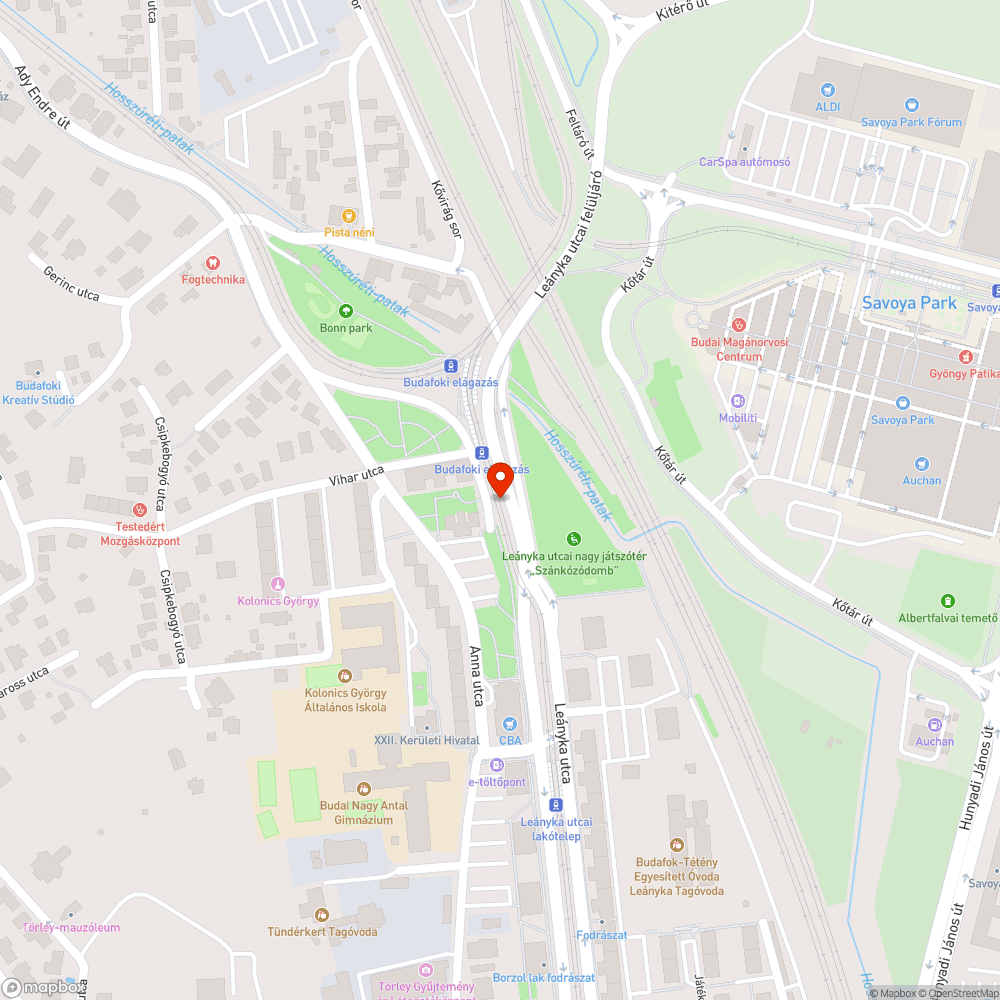 Gazos terület bejelentés helye