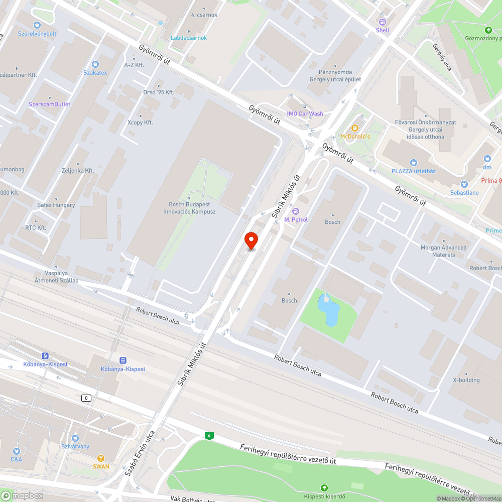 Eltömődött csatornák bejelentés helye