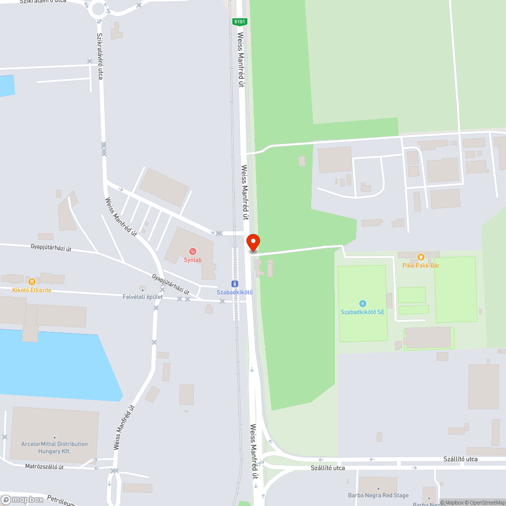 Kerékpárút melletti rongált táblák bejelentés helye