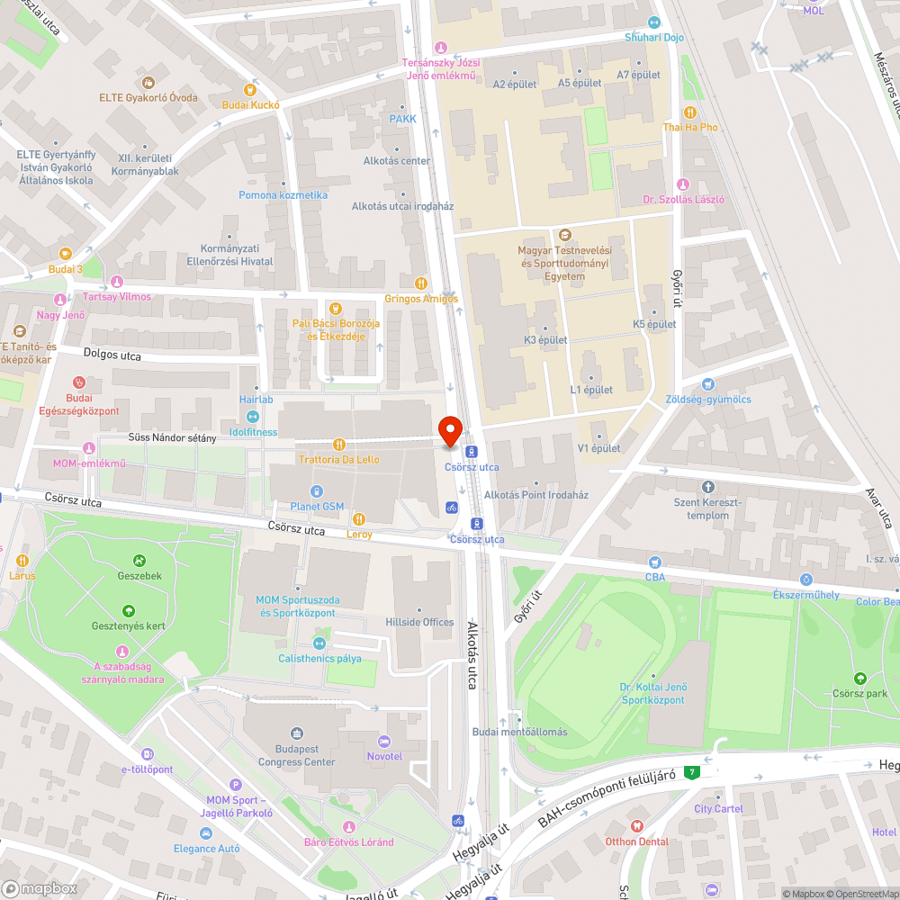 Hiányzó tábla bejelentés helye