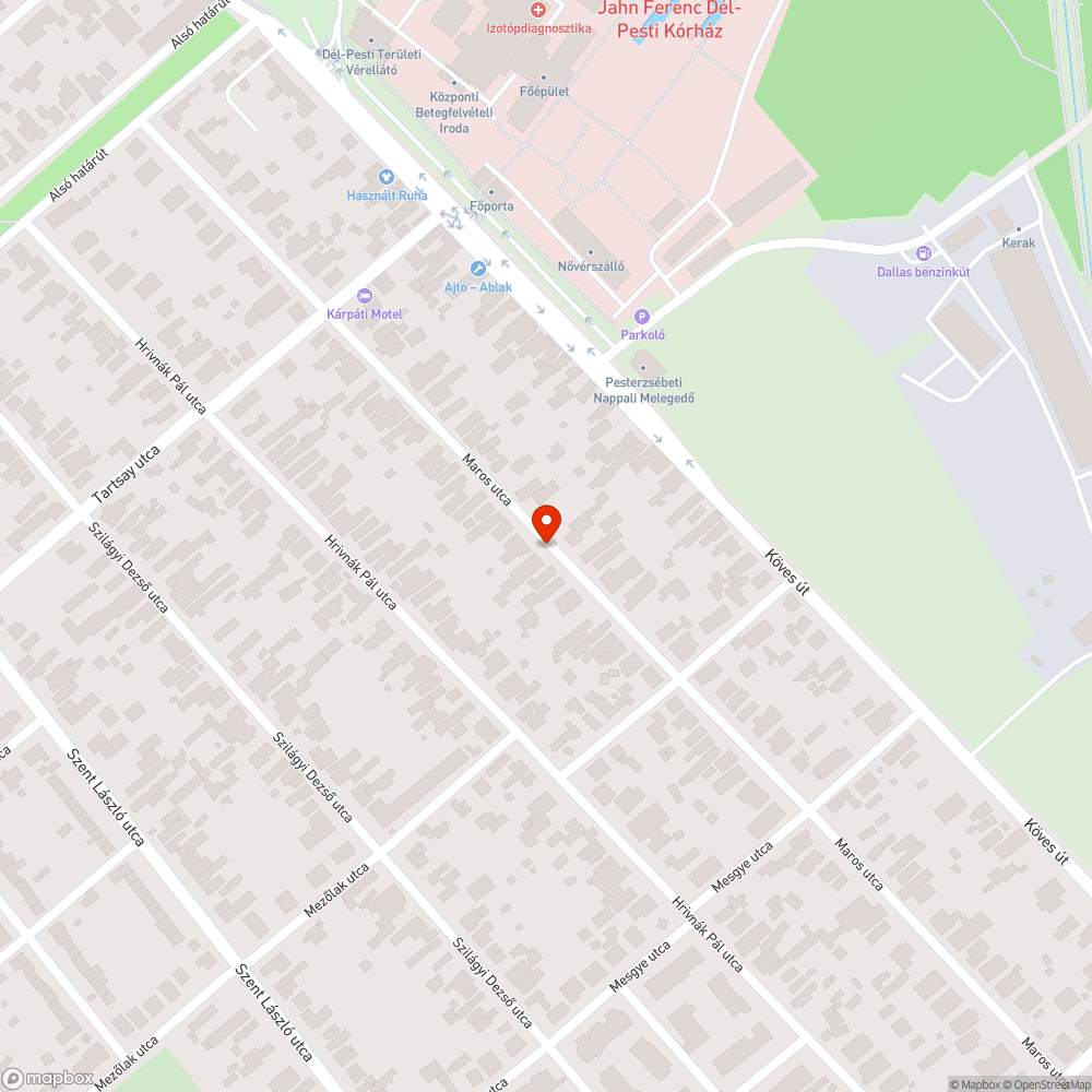 Sérült járda bejelentés helye