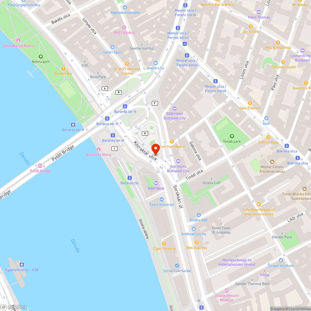 Megsüllyedt víznyelő bejelentés helye