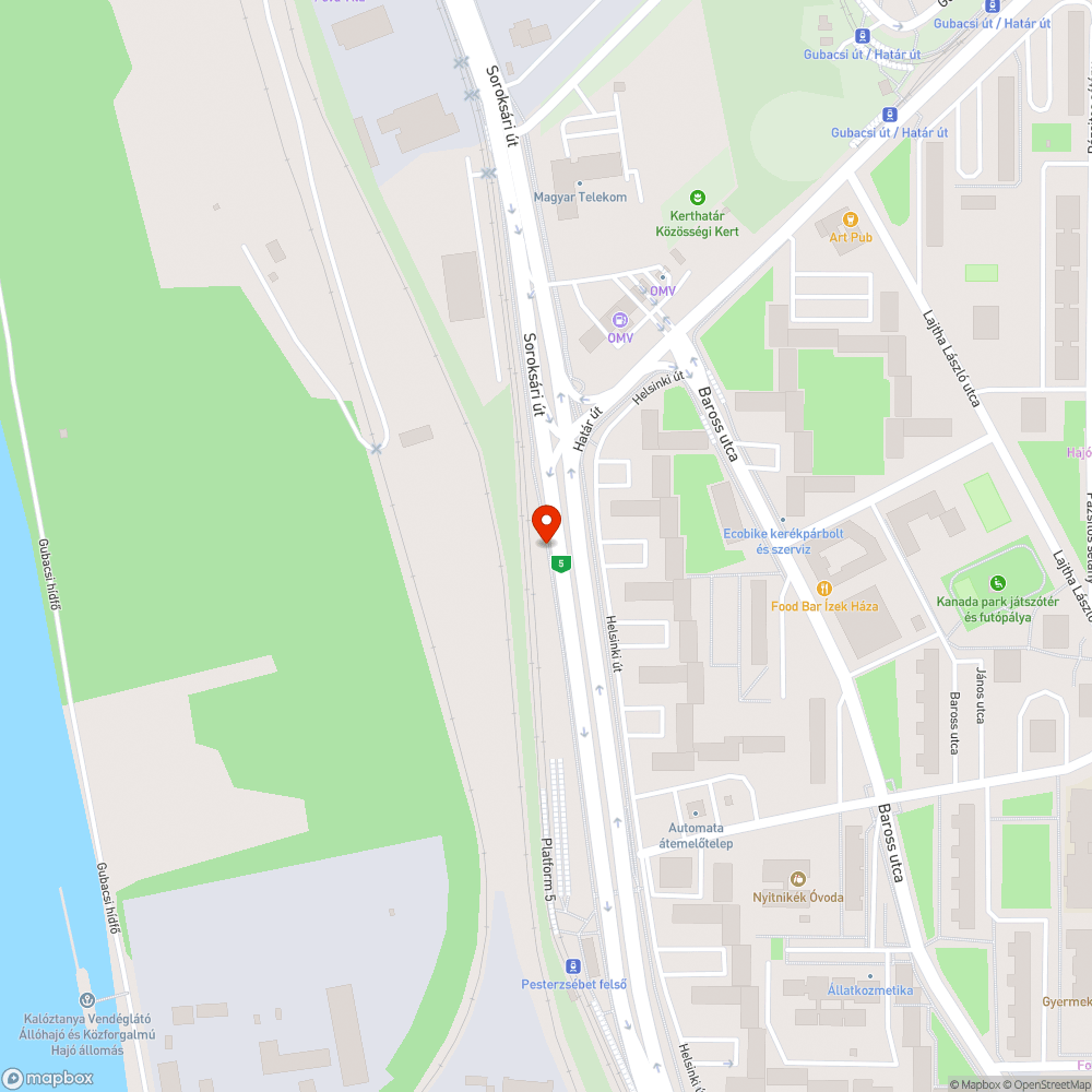 Kiszáradt fa bejelentés helye