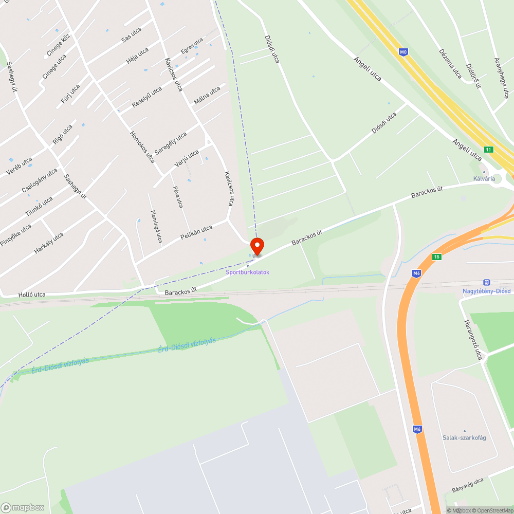 A Kavicsos utca folyamatosan be van mosva a Barackosra bejelentés helye