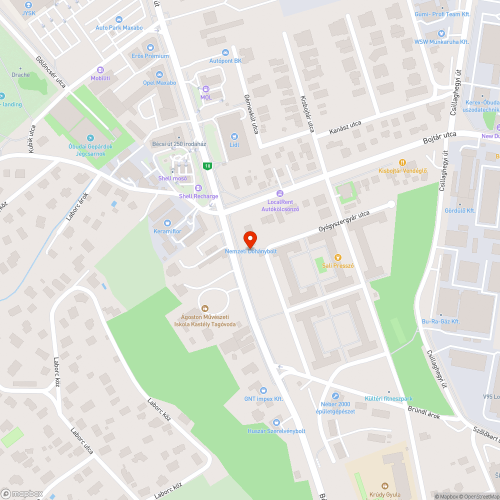 Elburjánzott növényzet bejelentés helye