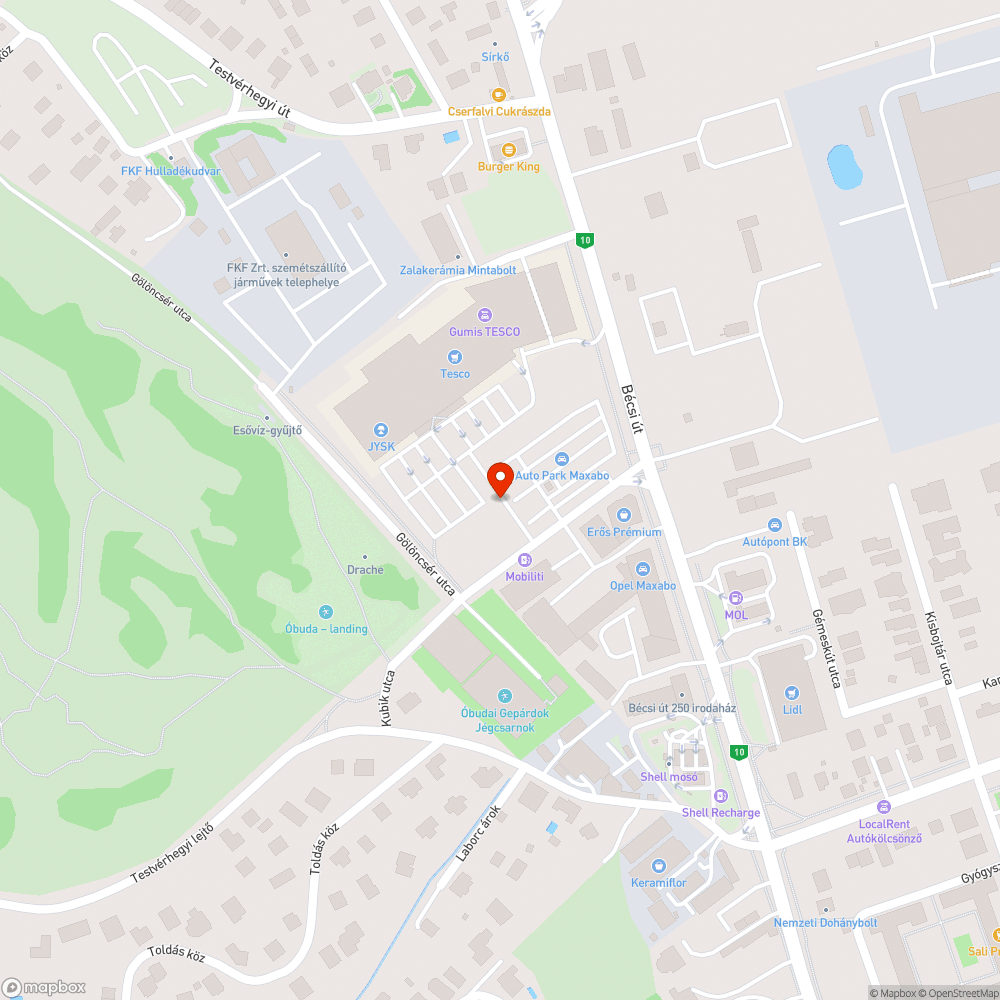 Elburjánzott növényzet bejelentés helye