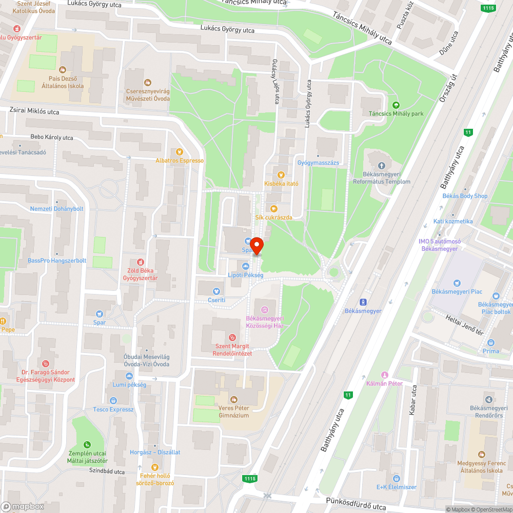 Tönkretett párakapu bejelentés helye