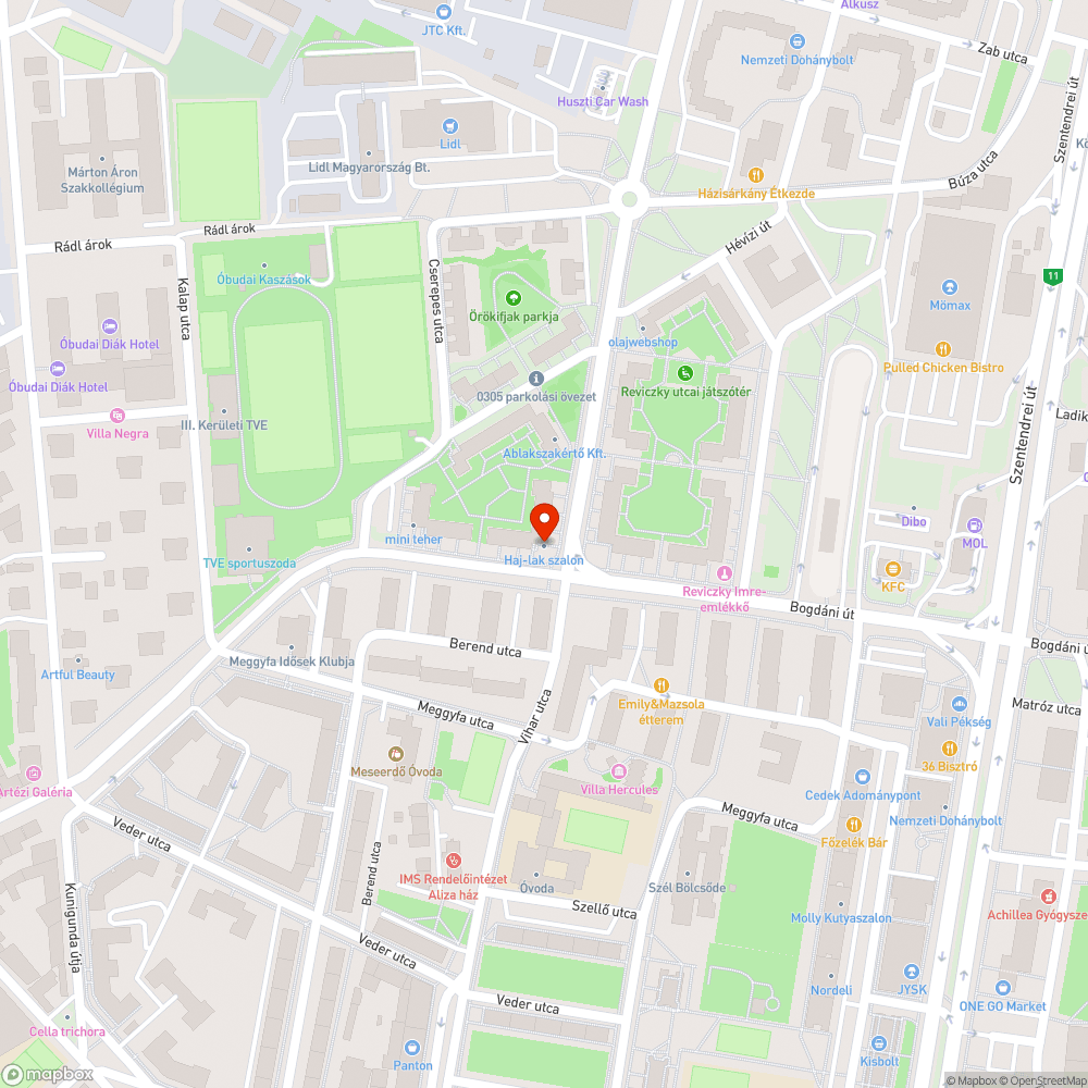 Vízfolyás bejelentés helye