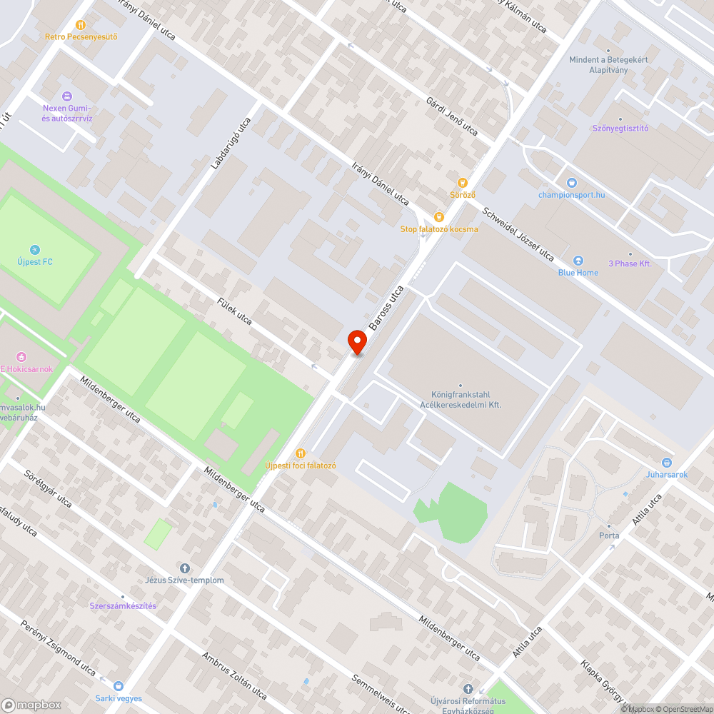 Széttöredezett fedlap bejelentés helye