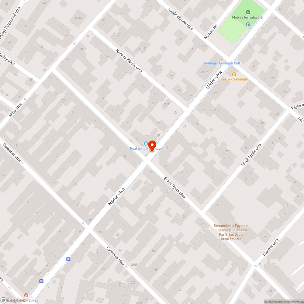 Megsüllyedt csatorna bejelentés helye