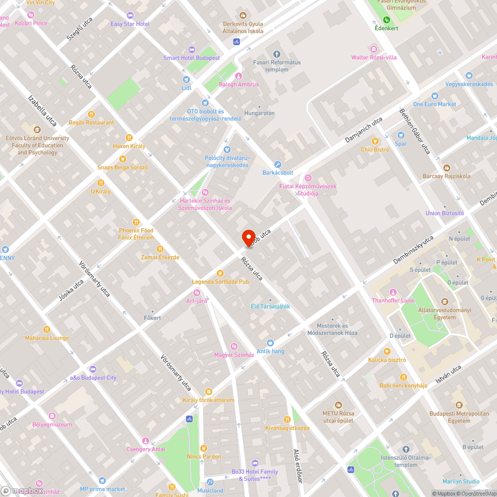 Szemét a bokorban bejelentés helye