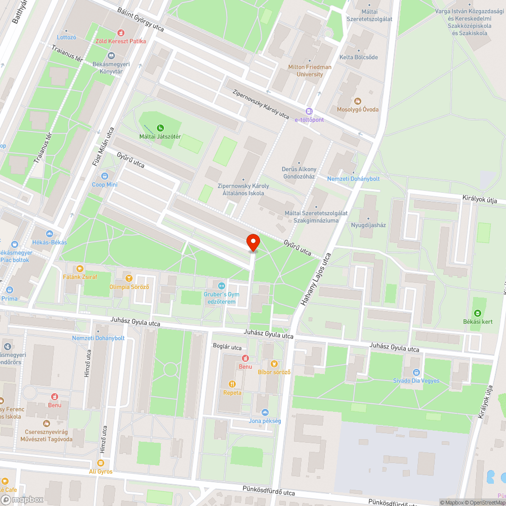 Műszaki lejárt bejelentés helye