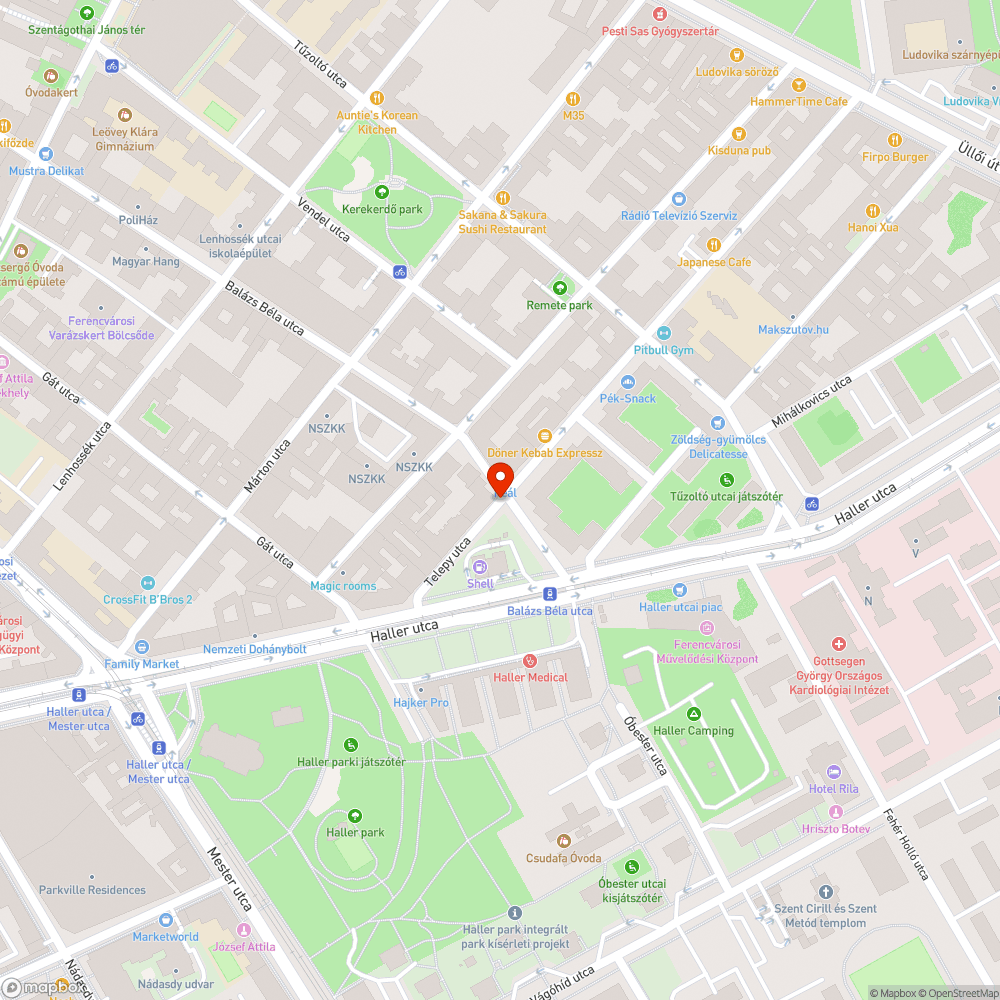 Elhagyott sérült jármű bejelentés helye