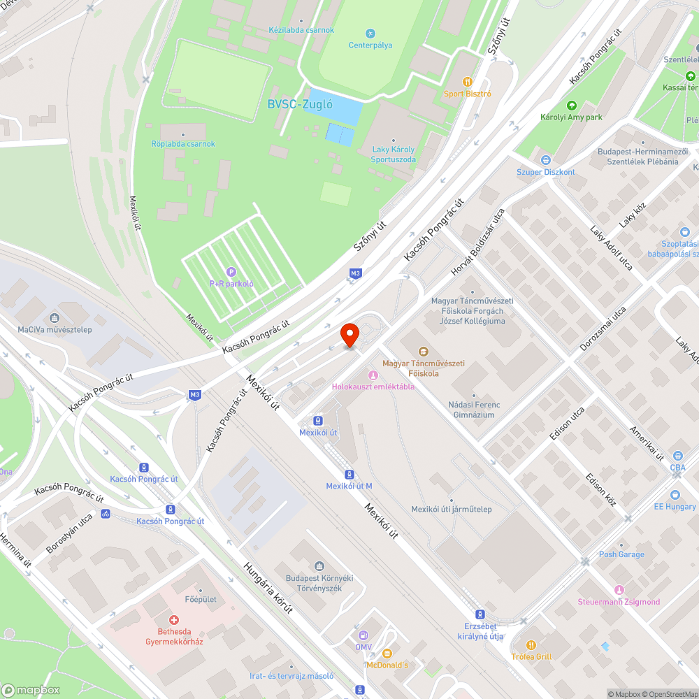 Kiszáradt fák bejelentés helye