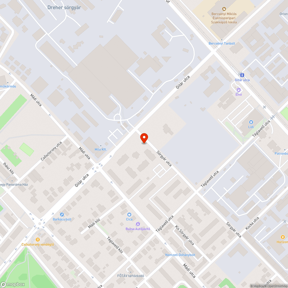 Felújítandó járda bejelentés helye