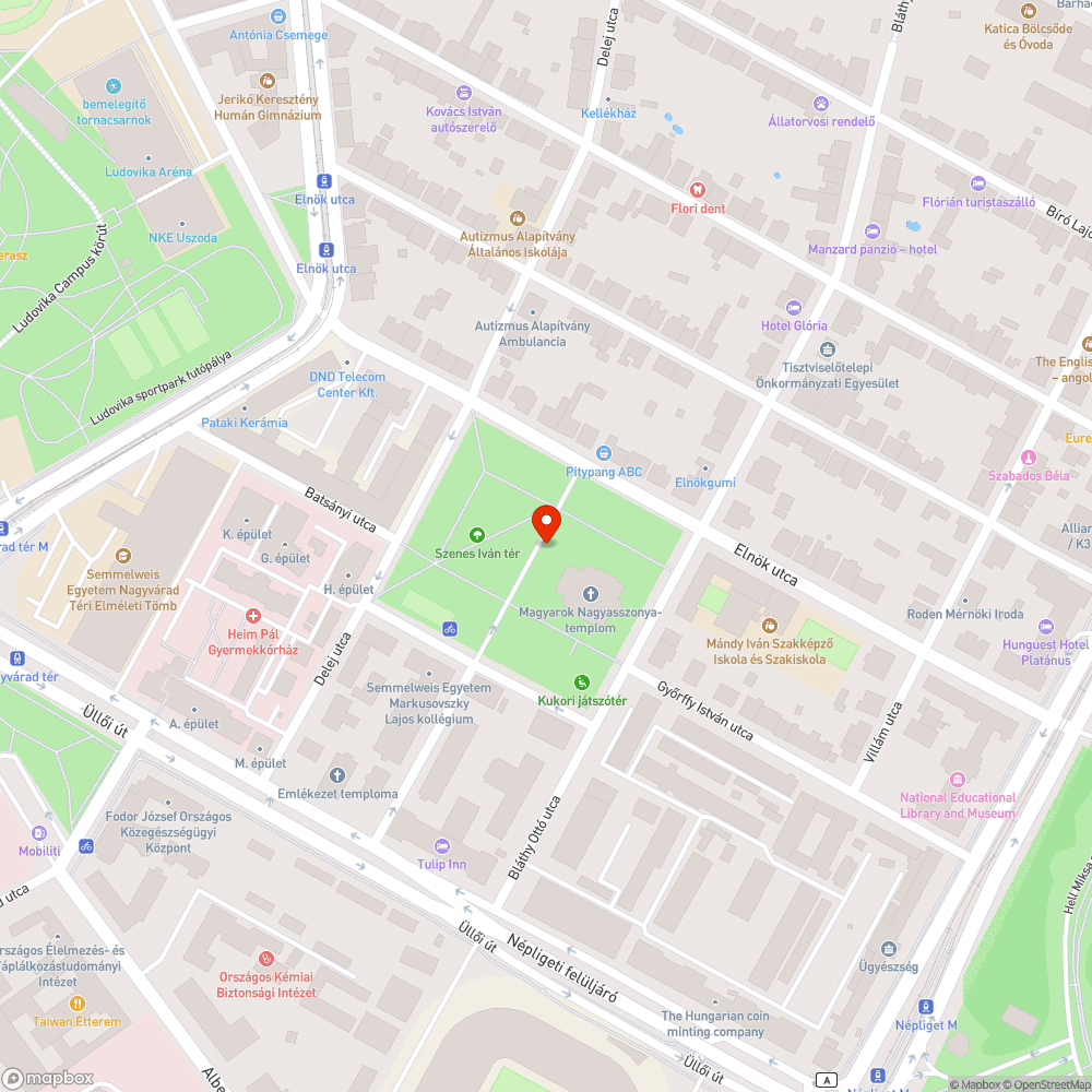 Kiszáradt bokor bejelentés helye