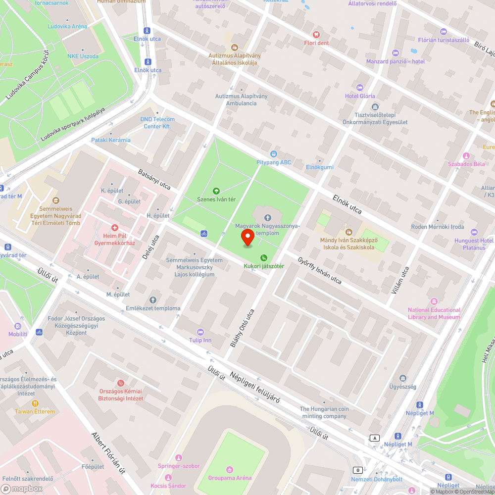 Letört nagy faágak bejelentés helye