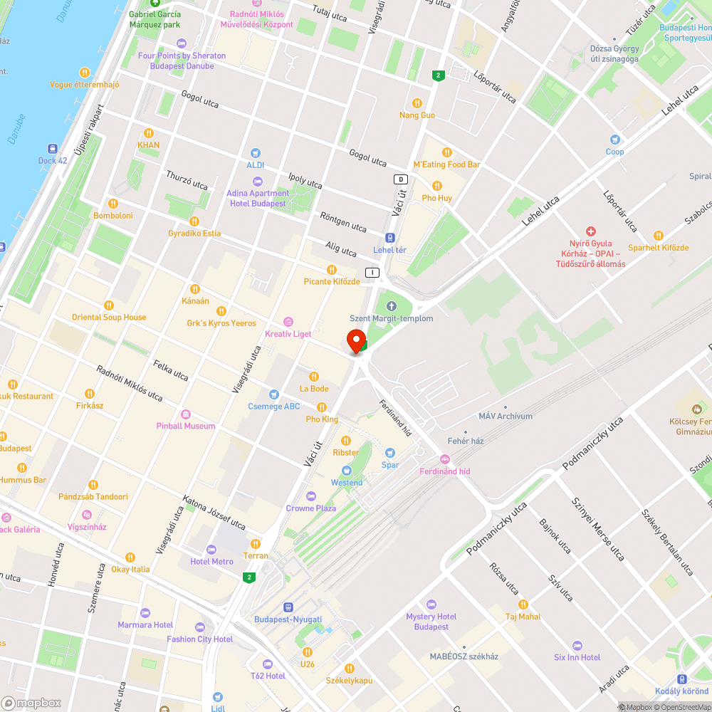 Láthatatlan (lekopott) gyalogátkelő felfestés, forgalmas helyen bejelentés helye