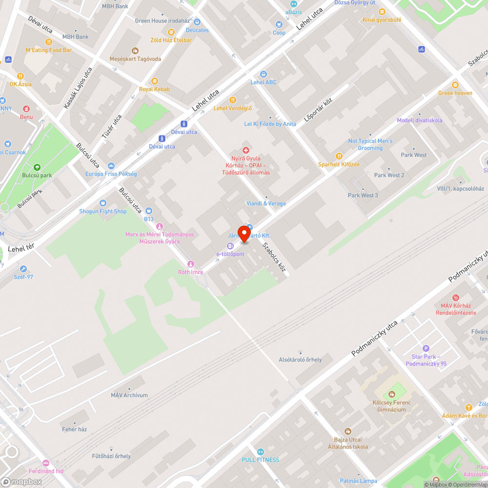 Illegális lomtalanítás a Szabolcs utca elején bejelentés helye