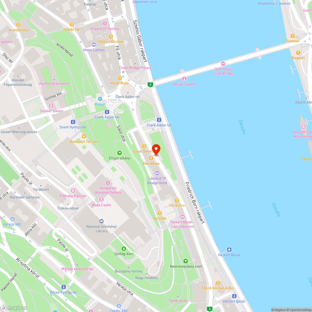 Sebességtúllépés a Várkert bazárnál bejelentés helye