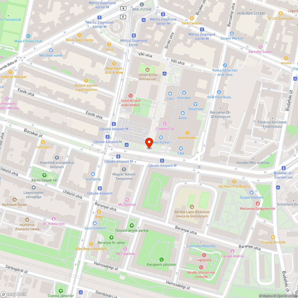 Akadály kidőlve a térkőből bejelentés helye