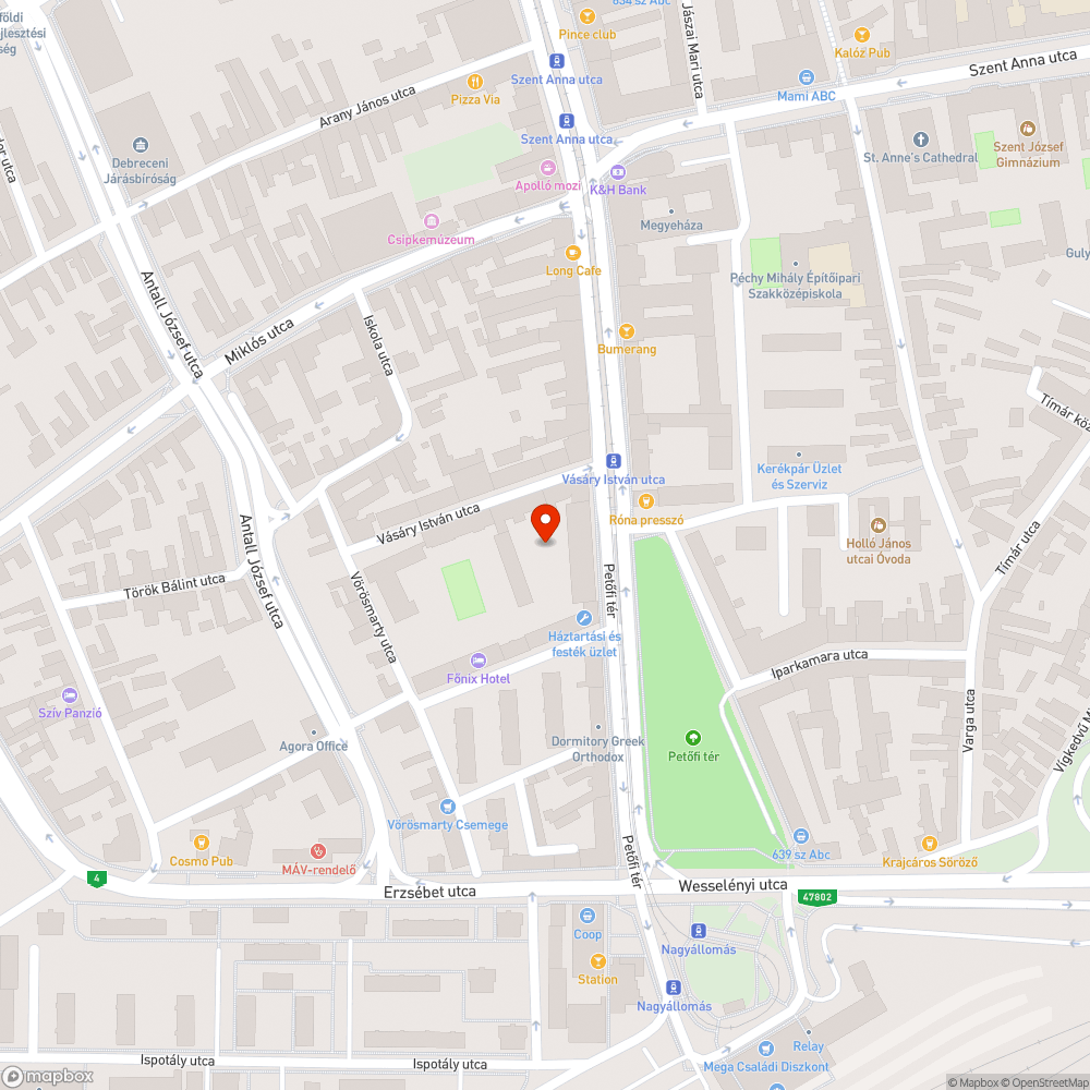 Több közvilágítási lámpa nem működik. bejelentés helye