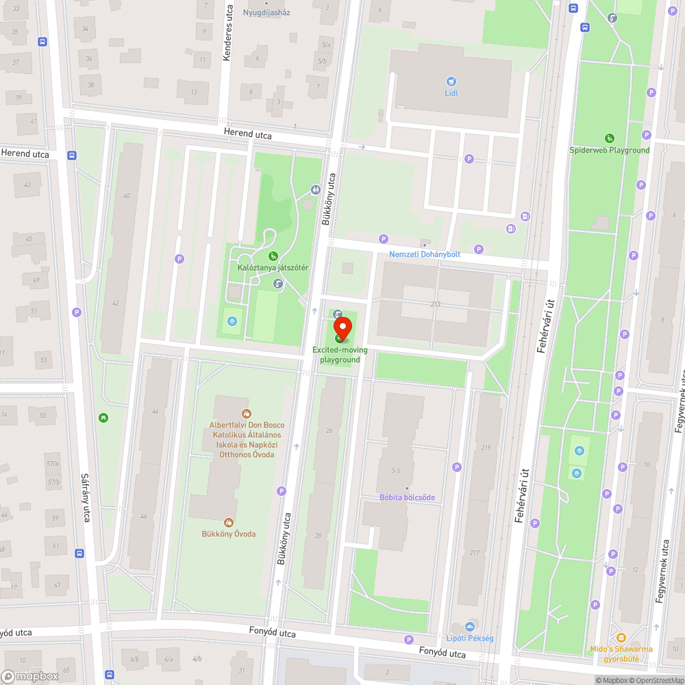 Babahinta bejelentés helye