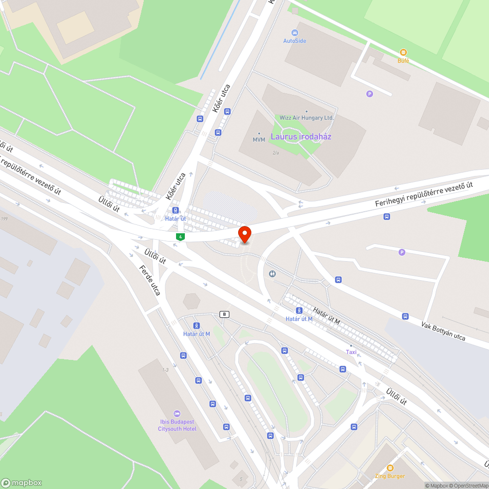 Graffiti bejelentés helye