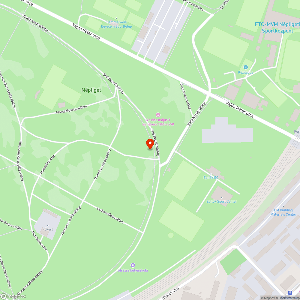 Darázsfészek egy fa törzsében a Népligetben bejelentés helye