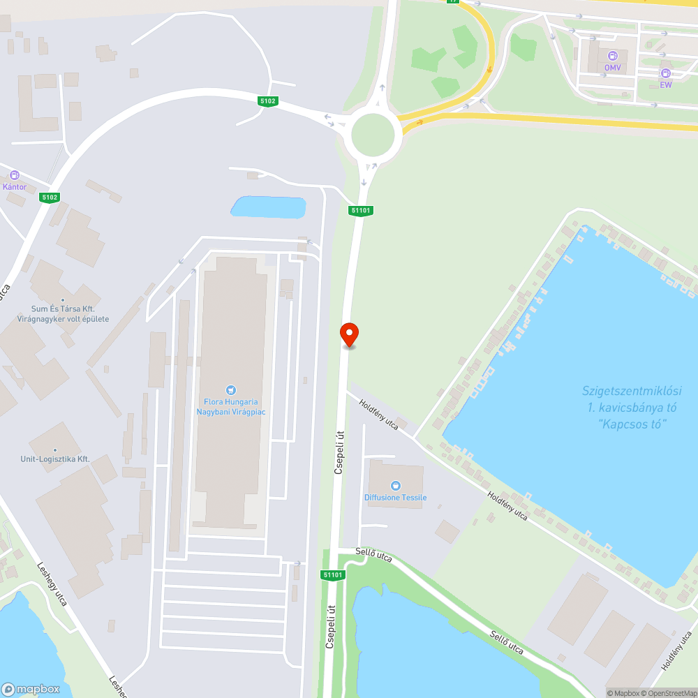 Nagy mennyiségű hulladék a Csepeli út mentén bejelentés helye