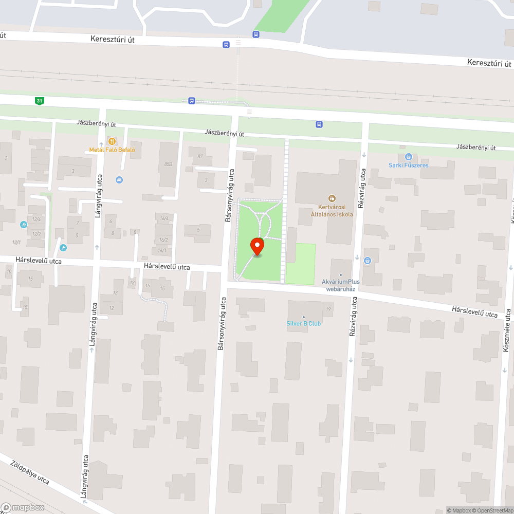 Kiszáradt fenyőfa bejelentés helye