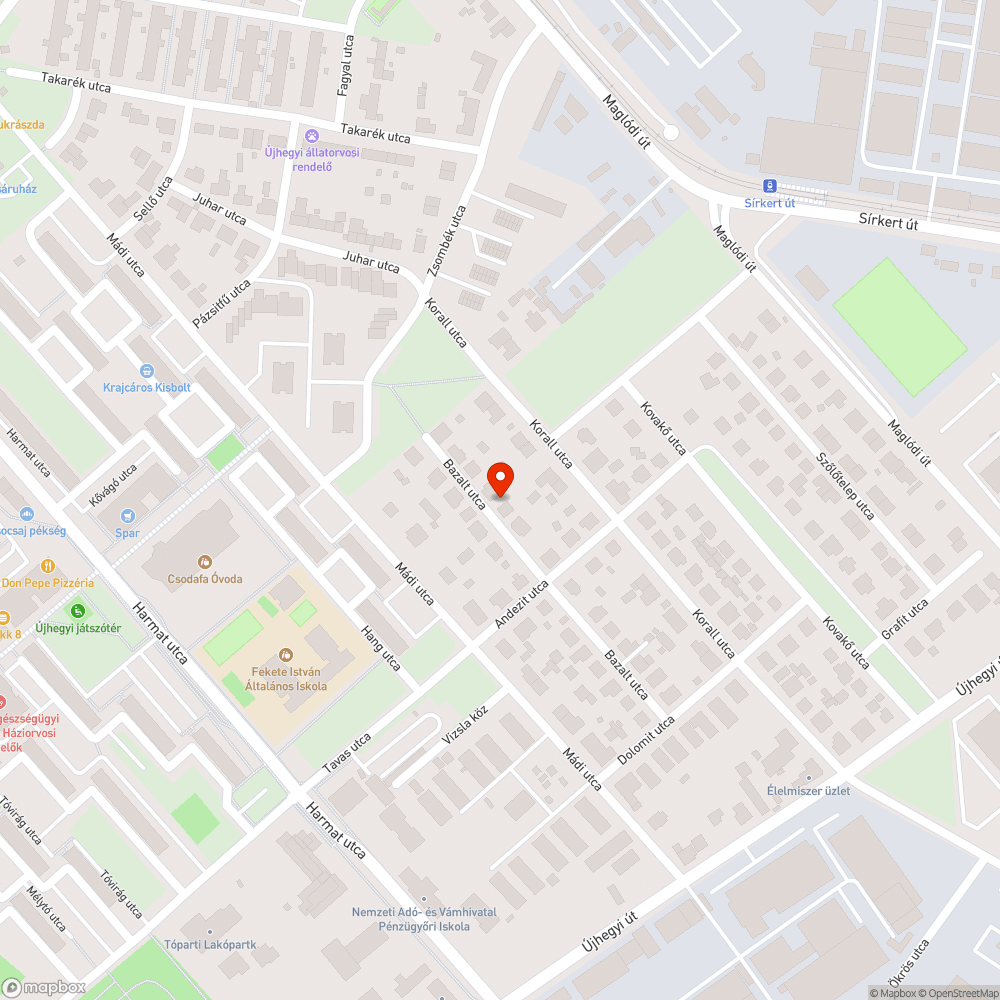 Balesetveszélyes járdaszakasz. bejelentés helye