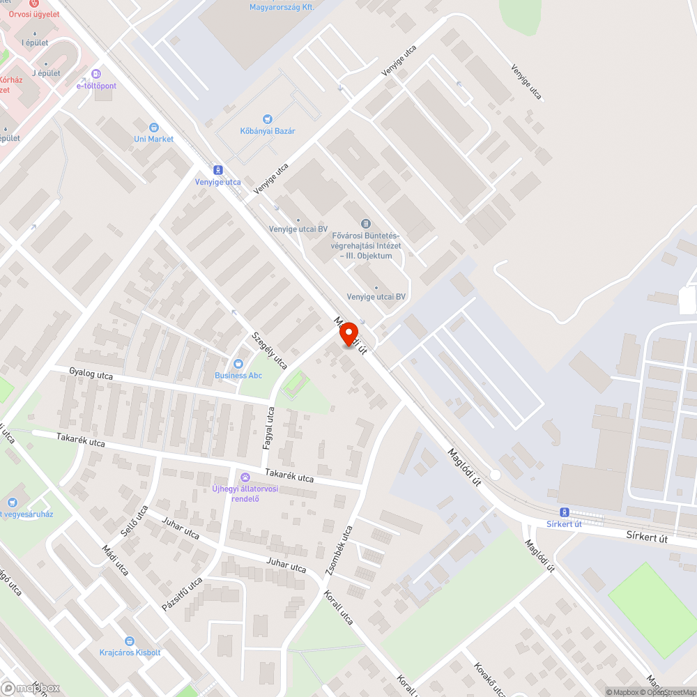 Kiszáradt nagyméretű fenyőfa bejelentés helye