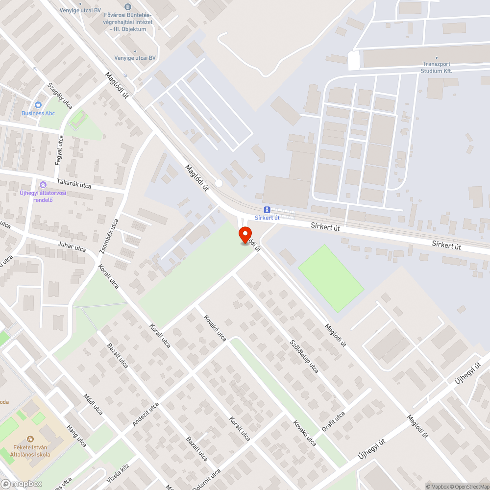 Járdára belógó növényzet bejelentés helye