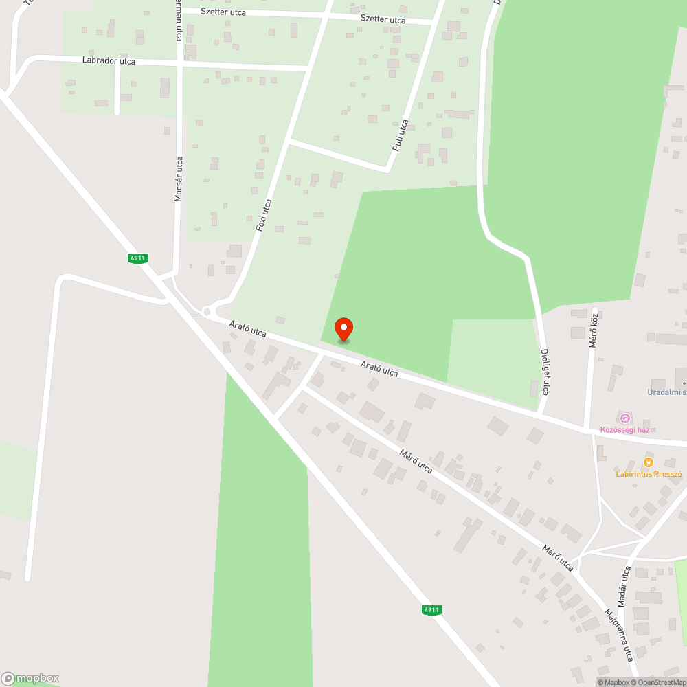 Kresztáblák takarásban bejelentés helye