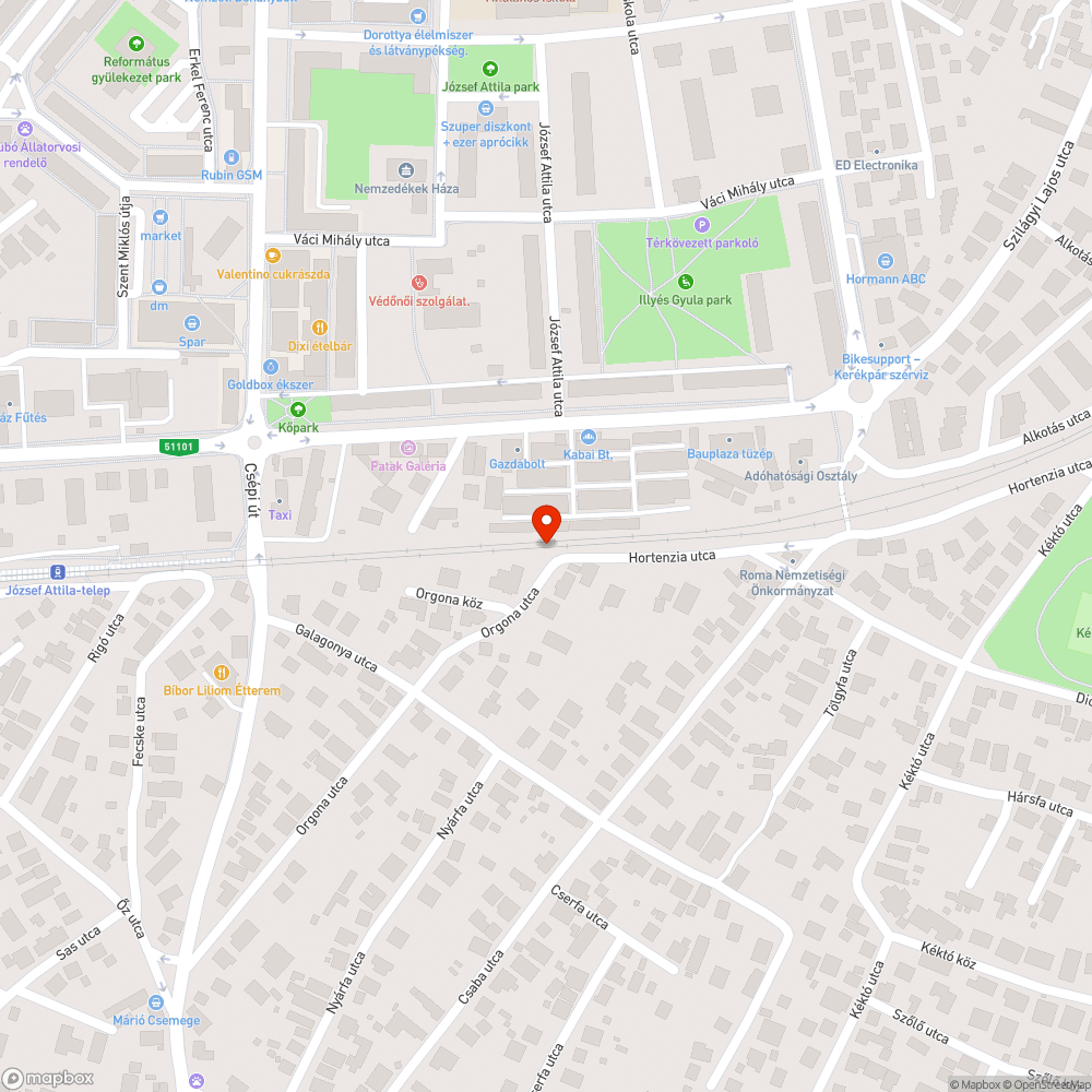 Elhagyott hulladék bejelentés helye