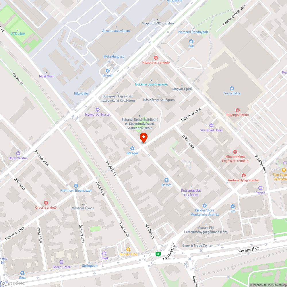 Szabálytalanul, járdát elzárva, lejárt forgalmival bejelentés helye