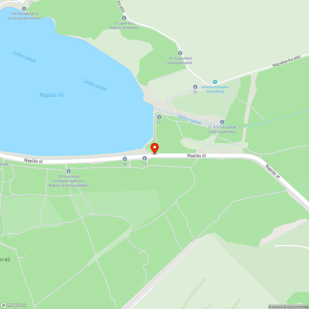 Éles kanyar bejelentés helye