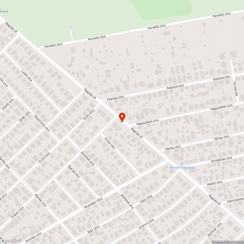 Vasrudak bejelentés helye