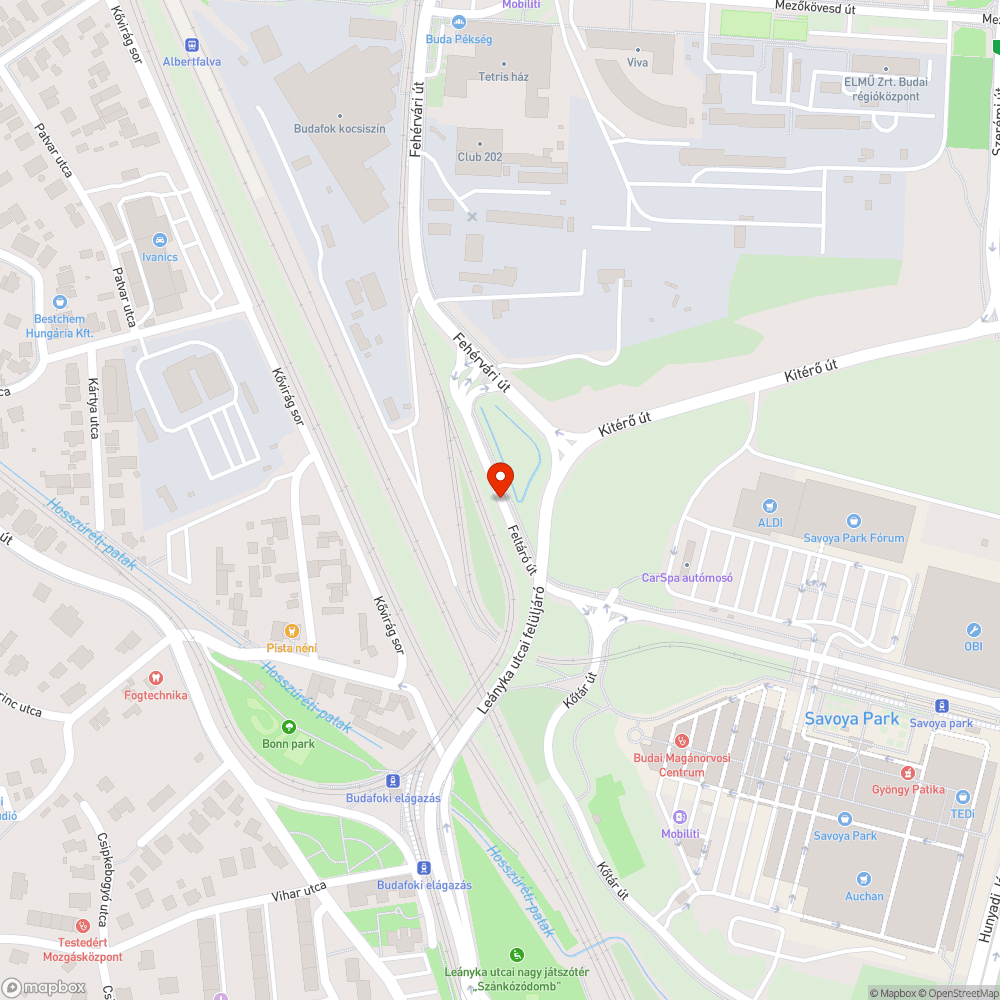 úttestre belógó növényzet bejelentés helye