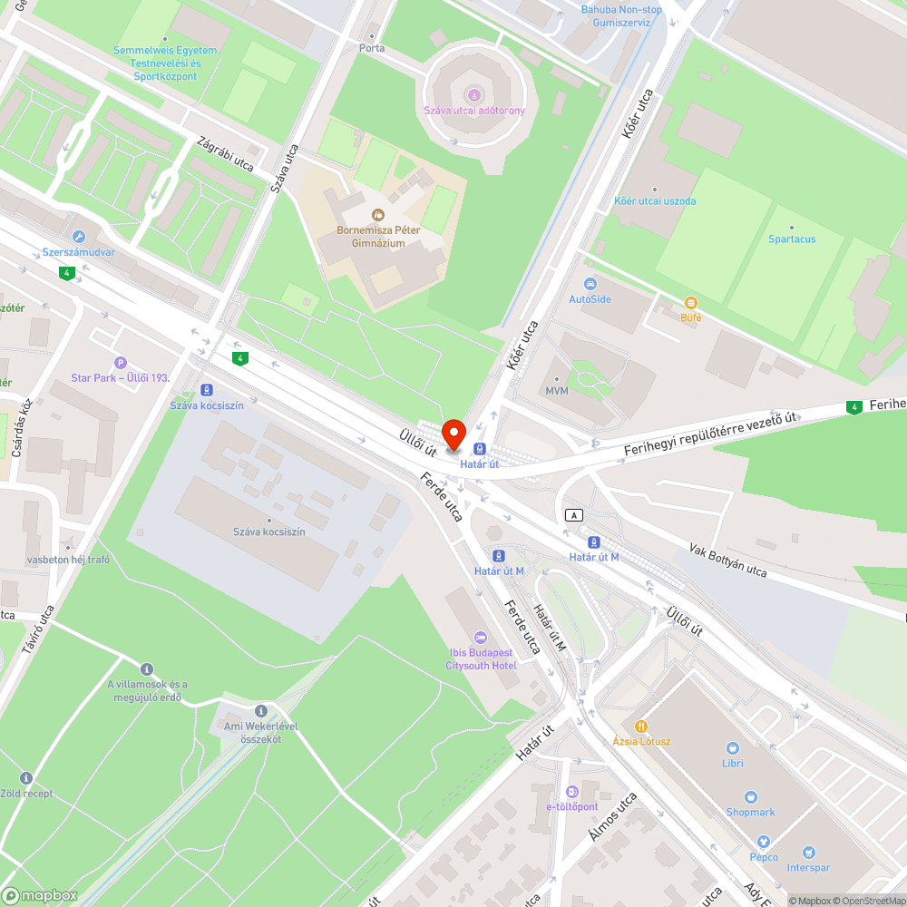 Lekopott zebra bejelentés helye