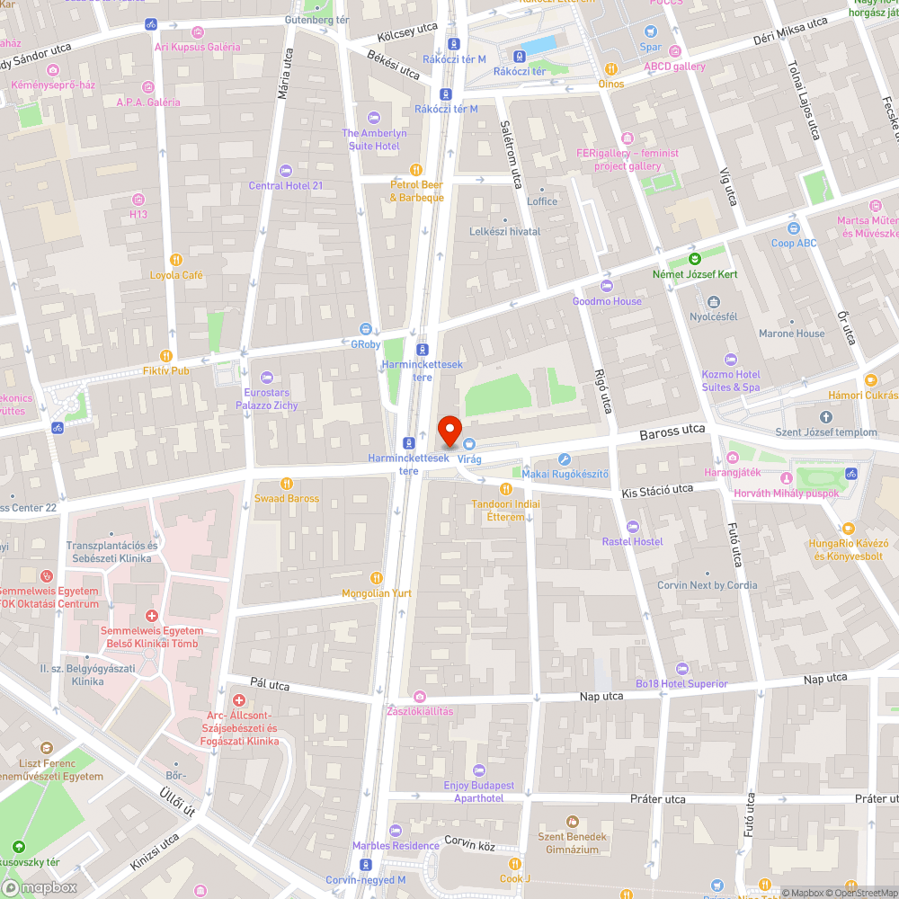 Harminckettesek terén balesetveszélyes légkifúvó az utcán bejelentés helye